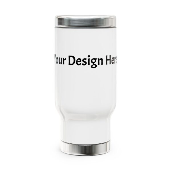 Stainless Steel Travel Mug with Handle, 14oz