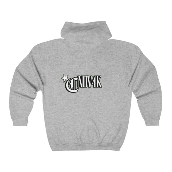 Unisex NOV4K y2k Full Zip Hooded Sweatshirt - Image 4