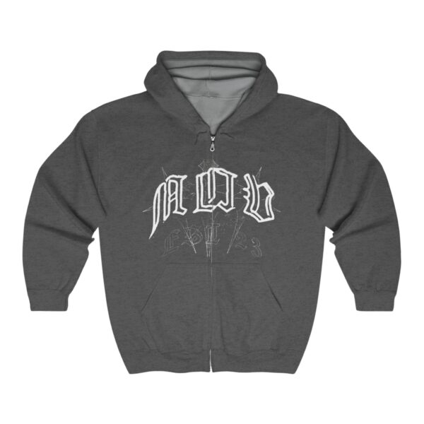 Unisex NOV4K y2k Full Zip Hooded Sweatshirt - Image 7