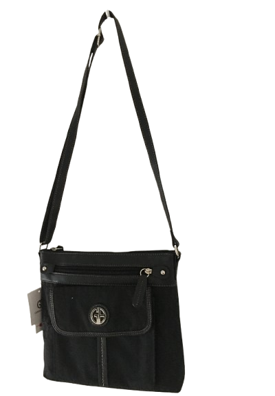 Giani Bernini Annabelle Signature Crossbody - Black