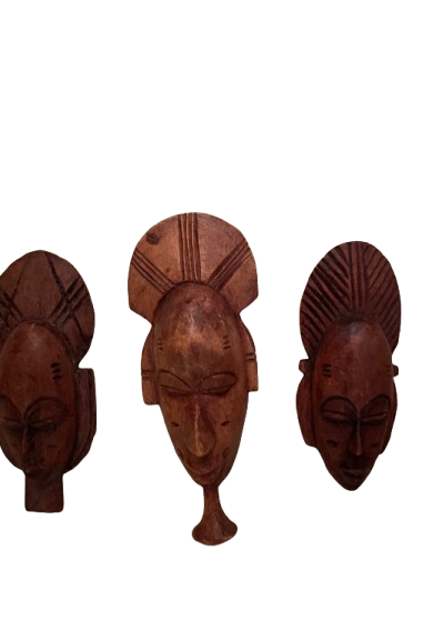 Miniature Guro Mask - 5-6" (3-Piece Set)