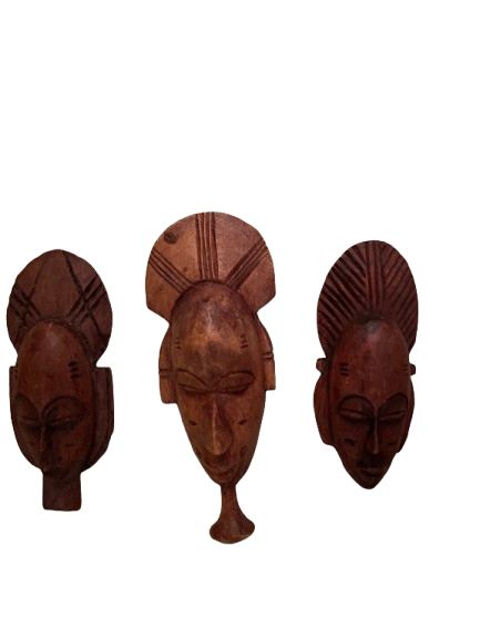 Miniature Guro Mask - 5-6" (3-Piece Set)