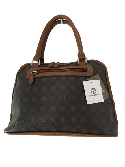 Giani Bernini Signature Rose Satchel Dome - Brown - Image 2