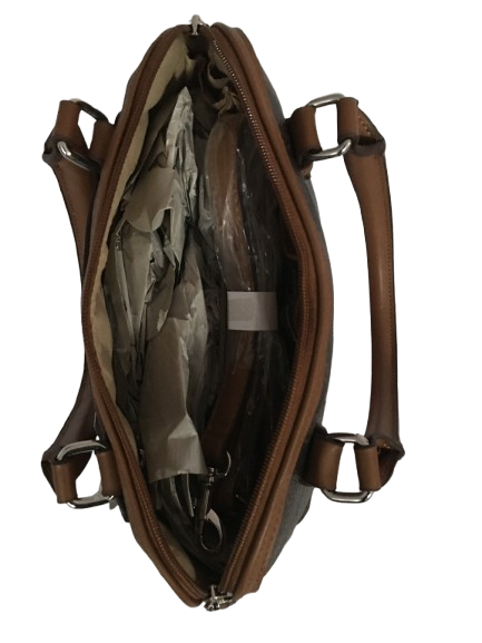 Giani Bernini Signature Rose Satchel Dome - Brown - Image 3
